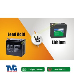So sánh pin lithium và ắc quy chì
