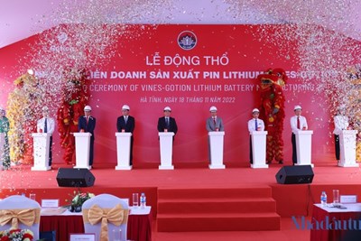 Vingroup động thổ xây dựng dự án pin LFP 6.000 tỷ ở Hà Tĩnh