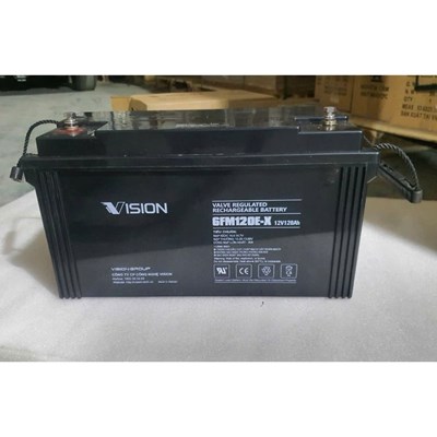 Ắc quy viễn thông UPS khô kín khí Vision 12V, 120Ah 6FM120E-X