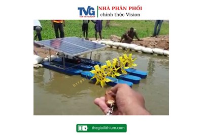 Ắc quy Vision được triển khai trên hệ thống máy sục khí ô xy Năng lượng mặt trời