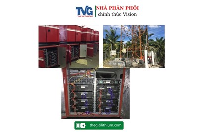 Dự án tiêu biểu của Vision - Triển khai ắc quy tại các trạm BTS của Viễn thông Indonesia