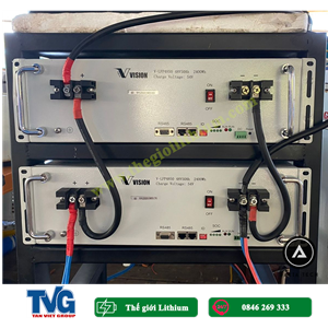 Pin Lithium viễn thông Vision 48V, 50Ah V-LFP4850